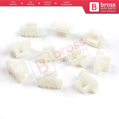 10 Pieces Upper Moulding Fastener Clip for Mercedes 0019885181