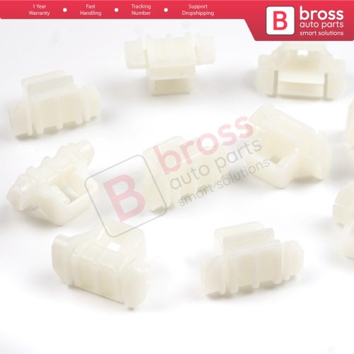 10 Pieces Upper Moulding Fastener Clip for Mercedes 0019885181