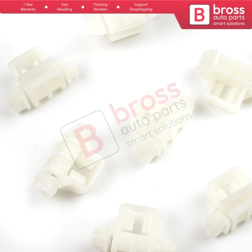 10 Pieces Upper Moulding Fastener Clip for Mercedes 0019885181