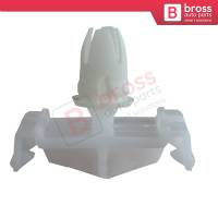 10 Pieces Front Fender Quarter Panel Moulding Clips With White Rubber Boot for Mercedes Benz 0019888081