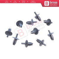 10 Pieces Plastic Retainer Clip Fastener Trim Panel Clip for VW Audi Skoda Seat OEM 171885767