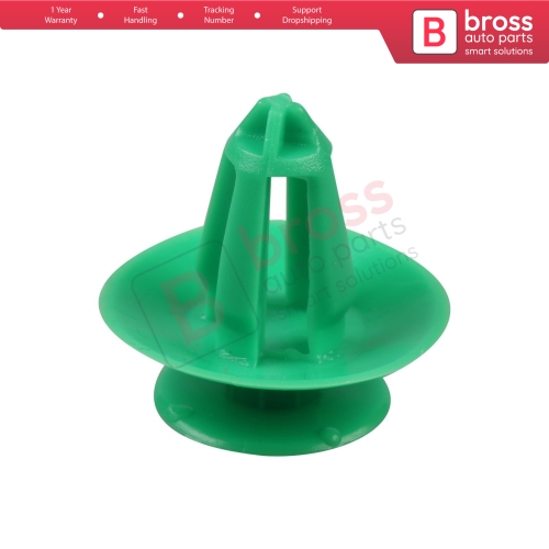 10 Pieces Door Trim Panel Retainer Green for Audi VW 893867290