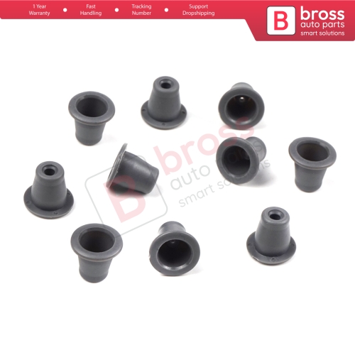 10 Pieces Fender Moulding Grommet for Opel 129943