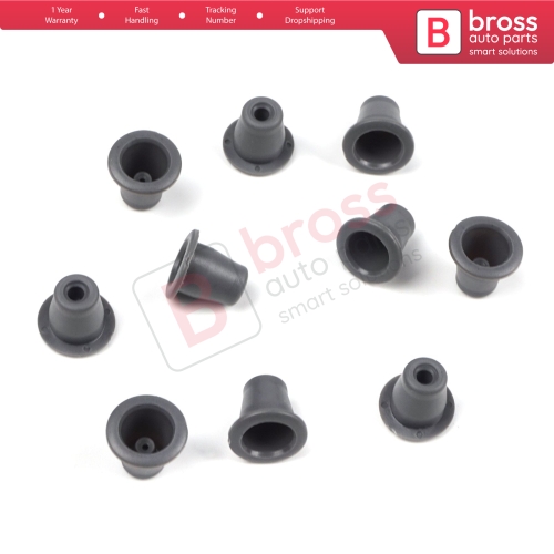 10 Pieces Fender Moulding Grommet for Opel 129943