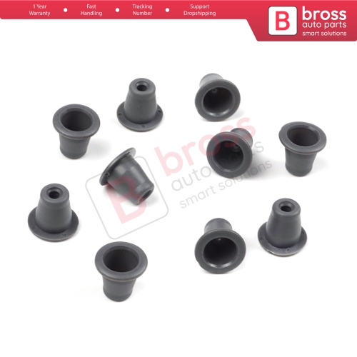 10 Pieces Fender Moulding Grommet for Opel 129943