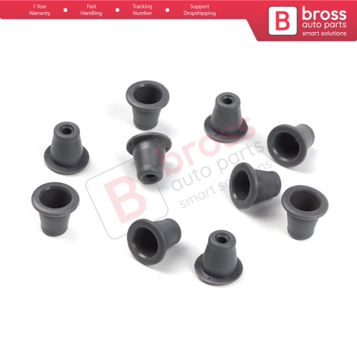 10 Pieces Fender Moulding Grommet for Opel 129943