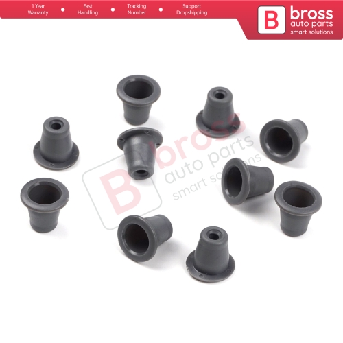 10 Pieces Fender Moulding Grommet for Opel 129943