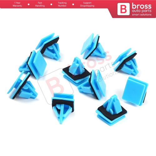 10 Pieces Side Moulding Clips for Kia 87758 3L000