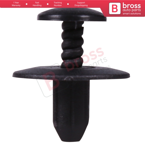 10 Pieces Hood Insulation Retainer Expanding Rivet Black for BMW 51481915964...