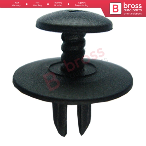 10 Pieces Hood Insulation Retainer Expanding Rivet Black for BMW 51481915964...
