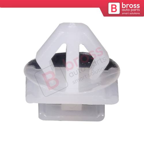10 Pieces Side Moulding Clip White for Peugeot 6995.X3