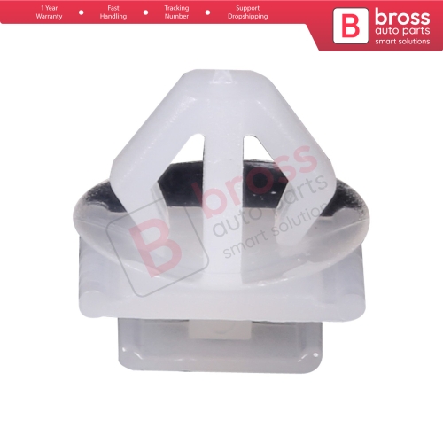 10 Pieces Side Moulding Clip White for Peugeot 6995.X3