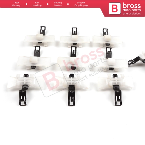 10 Pieces Side Moulding Clip for Mercedes 124 988 94 78