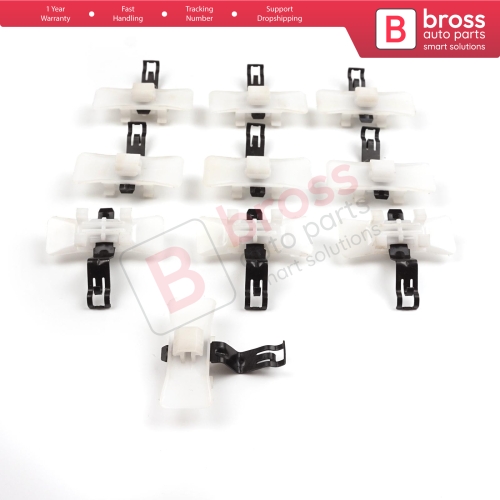 10 Pieces Side Moulding Clip for Mercedes 124 988 94 78