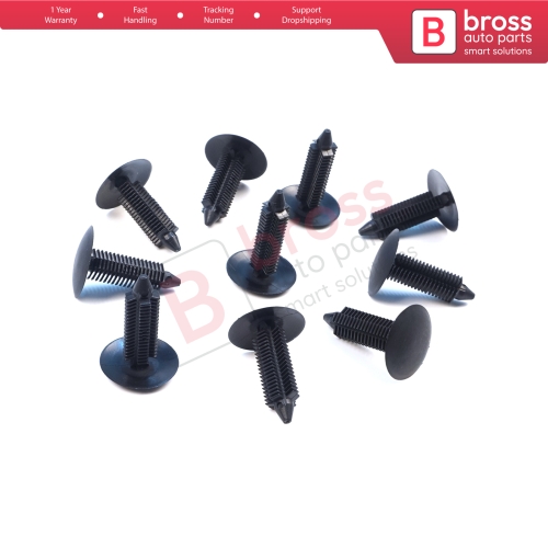10 Pieces Fir Tree Clip Trim Panel Retainer for Mercedes Benz 6319842561