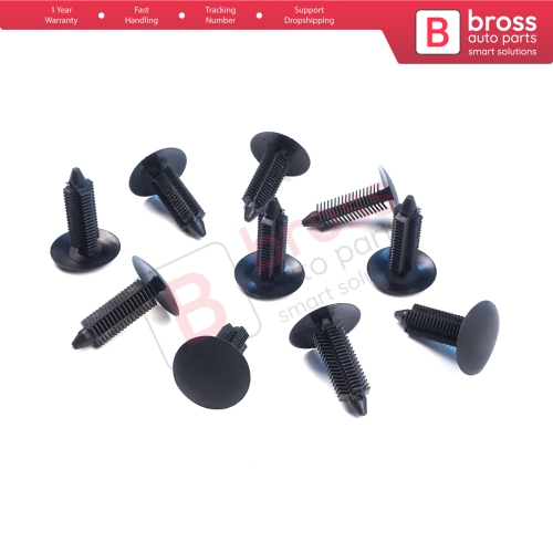 10 Pieces Fir Tree Clip Trim Panel Retainer for Mercedes Benz 6319842561