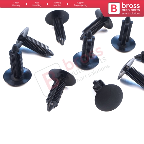 10 Pieces Fir Tree Clip Trim Panel Retainer for Mercedes Benz 6319842561