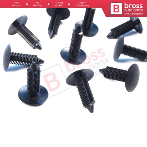 10 Pieces Fir Tree Clip Trim Panel Retainer for Mercedes Benz 6319842561