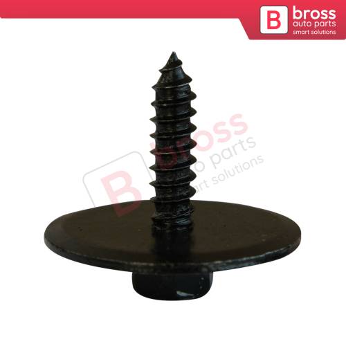 10 Pieces Screw with washer Black for Mercedes 2019900536
