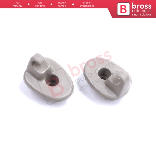 2 Pieces Sun Visor Clips Retainer 1AR26BD1AA for Jeep Liberty 2005-2012 Dodge Nitro 2008-2012