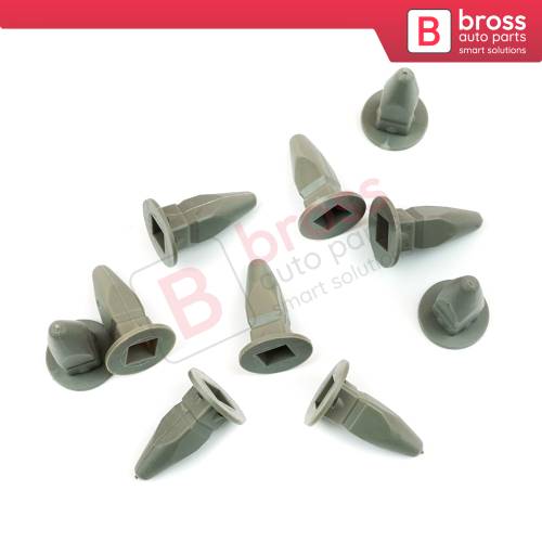 10 Pieces Plate ClipGray Lock Nut for VW 357868143