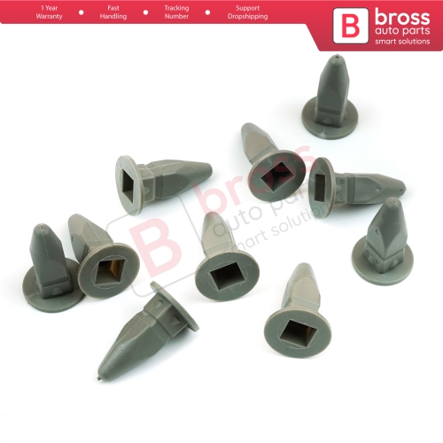 10 Pieces Plate ClipGray Lock Nut for VW 357868143