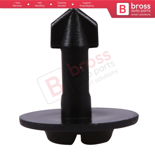 10 Pieces Dowel Pin Black for Audi VW 4A0805121A...