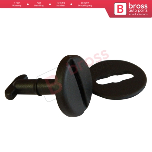10 Pieces Floormat Twist Lock Clip and Washer Black for BMW 82119410191 51471881521
