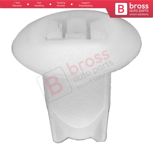 10 Pieces Screw Grommet Lock Nut White for Toyota 90189 06001 Fiat 14203780 Nissan 01281 00023 Mitsubishi MB 98145...