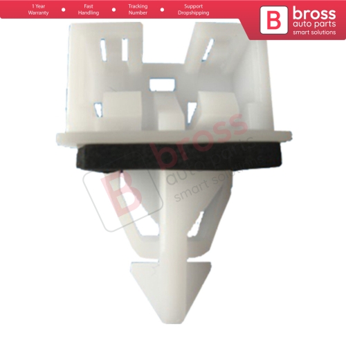 10 Pieces Bumper Retainer With Sealer White Nylon for Honda 71592 S5D 000 71592 S6A 000...