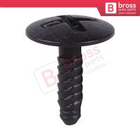 10 Pieces Headlight Screw in Retainer Black for VW 7H0915450