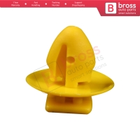 10 Pieces Fender Push type Retainer Yellow for Daihatsu 75396 87101