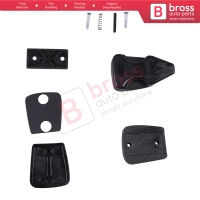 Side Sliding Window Glass Latch Opener Grip Button Set for Ford Transit MK6 V184 T16 2000-2006 1C1422996BB