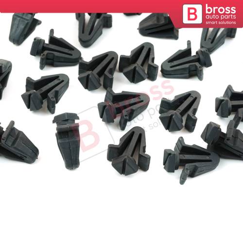20 Pieces Radiator Front Grille Clips 01553 03831 62318 01WOO for Nissan