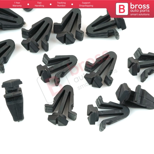 20 Pieces Radiator Front Grille Clips 01553 03831 62318 01WOO for Nissan