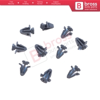 10 Pieces Front Bumper Grille Retainer Clip Dark Gray for Nissan Sentra Altima Maxima 62318-01WOO