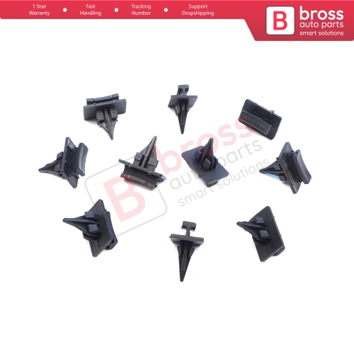 10 Pieces Window Side Trim Clips for Ford 4069906