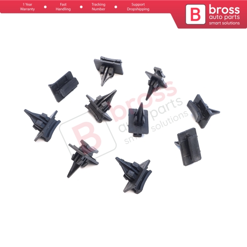 10 Pieces Window Side Trim Clips for Ford 4069906