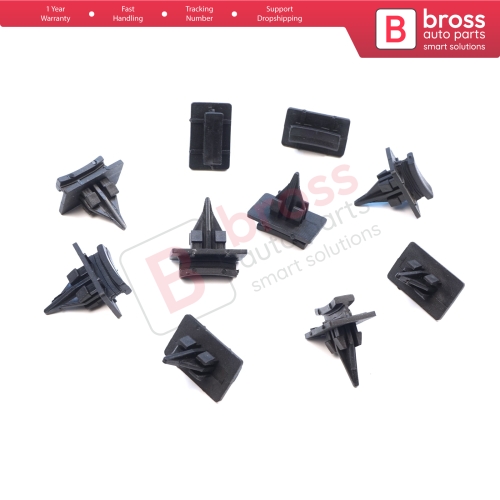 10 Pieces Window Side Trim Clips for Ford 4069906