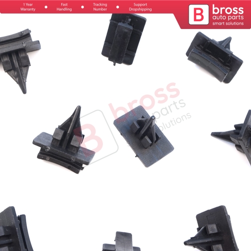 10 Pieces Window Side Trim Clips for Ford 4069906