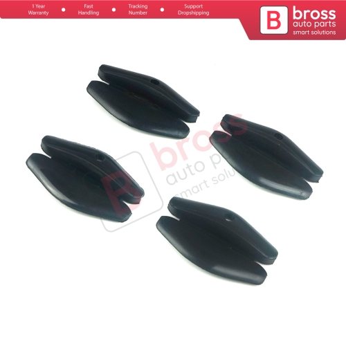 4 Pieces Front Rear Door Window Glass Guide 20478733 22539533 for Buick Skylark Somerset Chevrolet Lumina APV Olds Calais Pontiac Grand Am Pontiac Trans Sport