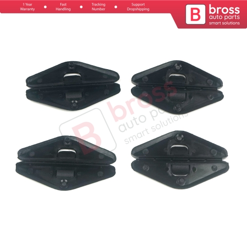 4 Pieces Front Door Window Guide Front Of Glass for Buick Chevrolet Olds Pontiac 12353912 20487630 2072176