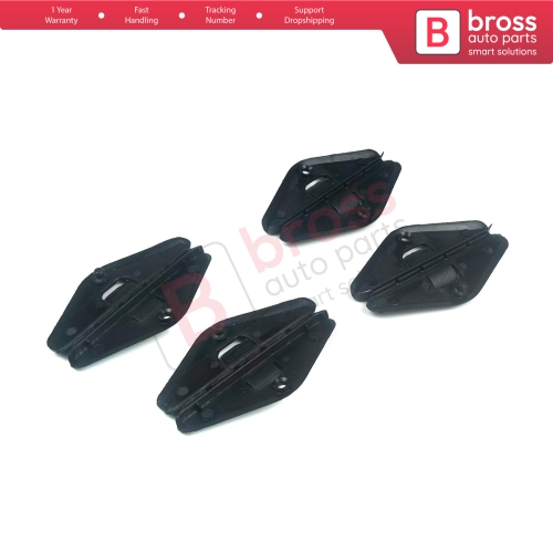 4 Pieces Front Door Window Guide Front Of Glass for Buick Chevrolet Olds Pontiac 12353912 20487630 2072176