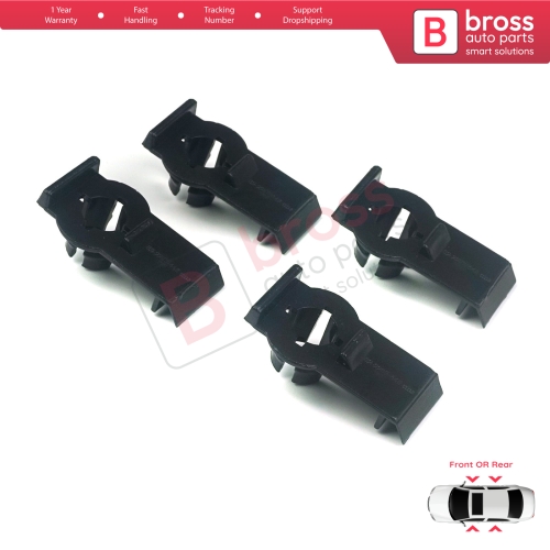 4 Pieces Window Repair Clips 51338254781 for BMW E53 X5