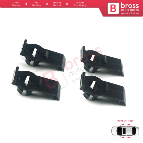 4 Pieces Window Regulator Repair Fixer Clips for BMW X5 E53 1999-2006 51338254781 