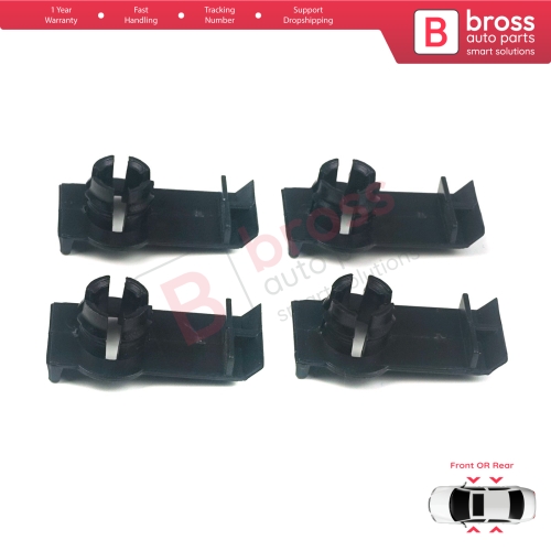 4 Pieces Window Regulator Repair Fixer Clips for BMW X5 E53 1999-2006 51338254781 