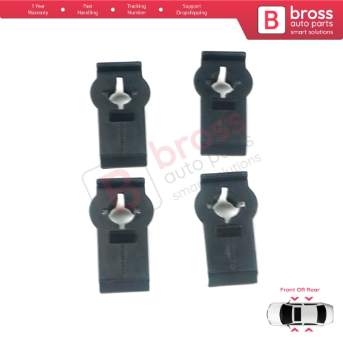4 Pieces Window Regulator Repair Fixer Clips for BMW X5 E53 1999-2006 51338254781 