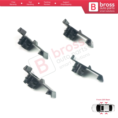 4 Pieces Window Regulator Repair Fixer Clips for BMW X5 E53 1999-2006 51338254781 