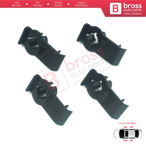4 Pieces Window Regulator Repair Fixer Clips for BMW X5 E53 1999-2006 51338254781 