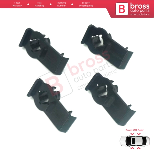 4 Pieces Window Repair Clips 51338254781 for BMW E53 X5